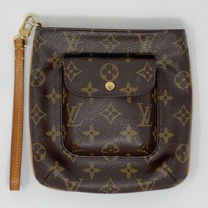 Pre-owned Louis Vuitton Partition Monogram Clutch